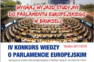 Obrazek dla: IV Konkurs Wiedzy o Parlamencie Europejskim