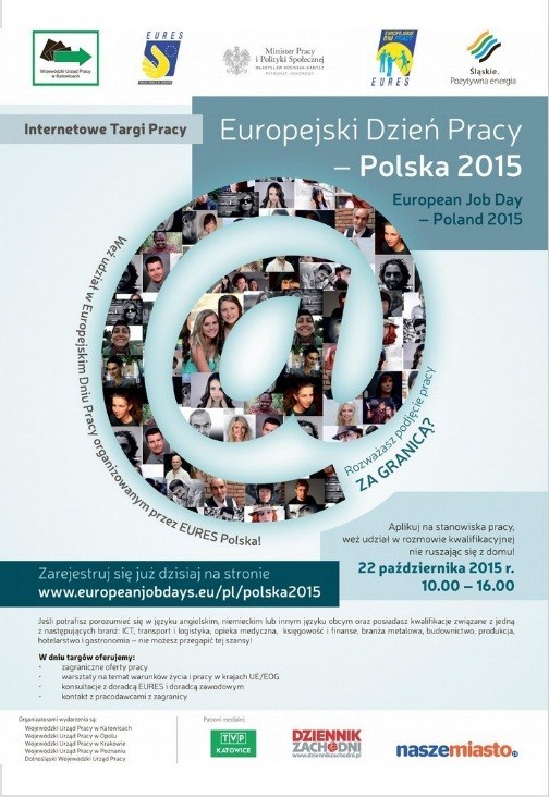 Plakat Europejskiego Dnia Pracy - Polska 2015
