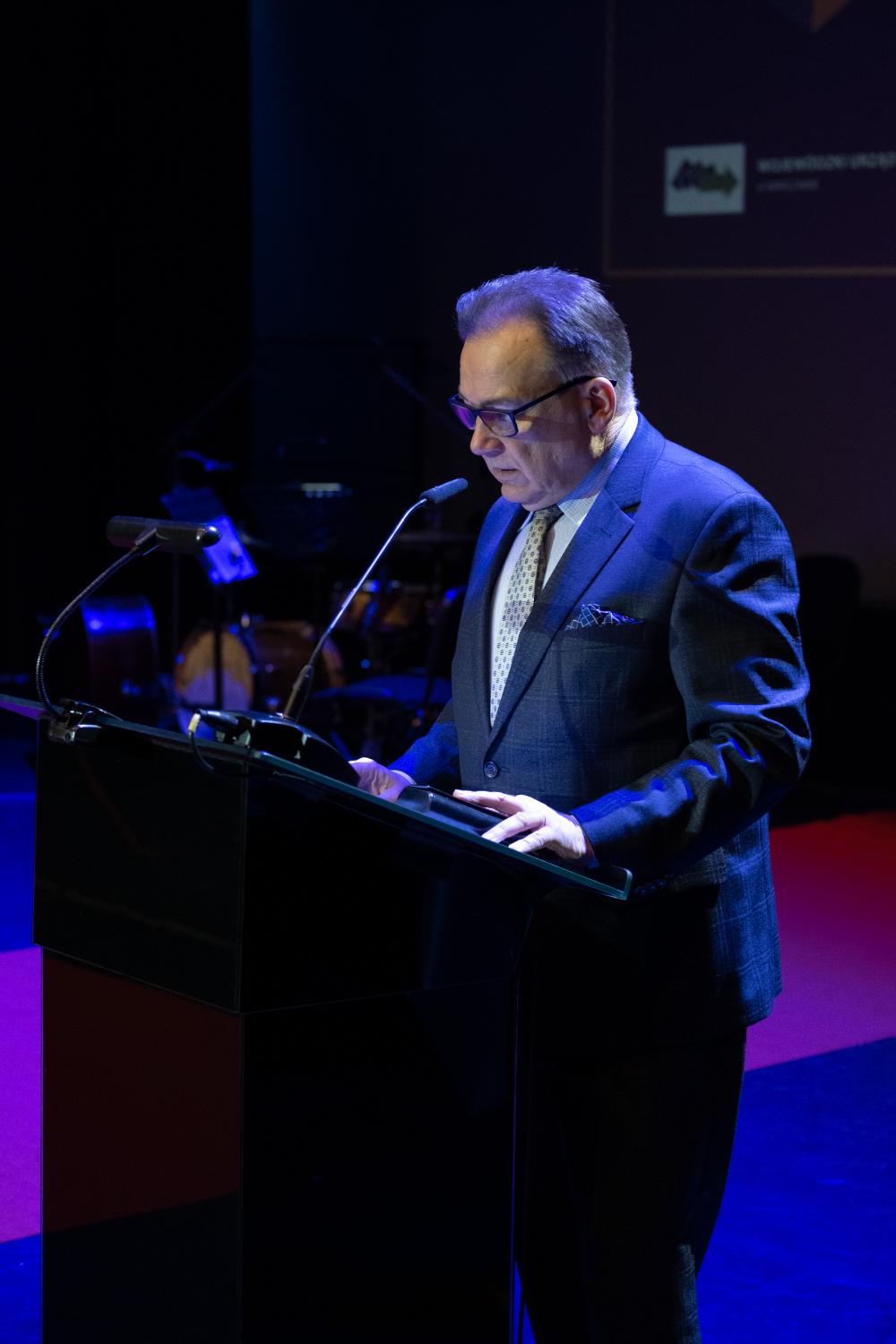 Zdjęcie galerii artykułu:  - Marszałek Województwa Mazowieckiego Adam Struzik w trakcie przemówienia