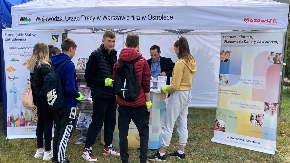 Zdjęcie galerii artykułu:  - Młodzież zapoznała się z ofertą WUP w Warszawie