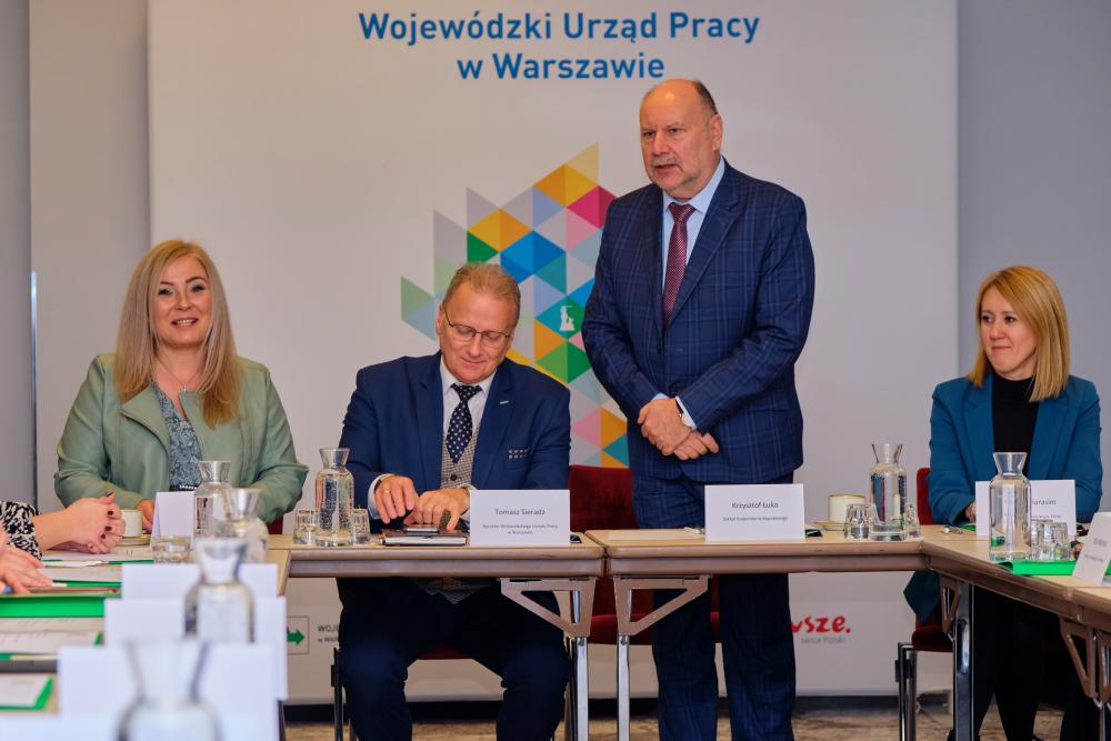Zdjęcie galerii artykułu:  - Emilia Jędrej i Tomasz Sieradz wraz Krzysztofem Łuką i Agnieszką Harasim. Fot. Krzysztof Gwiazda