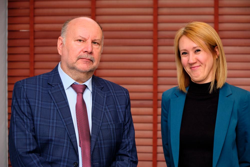 Zdjęcie galerii artykułu:  - Krzysztof Łuka i Agnieszka Harasim - członkowie WRRP. Fot. Krzysztof Gwiazda