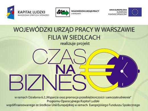 Czas na biznes I - plakat projektu