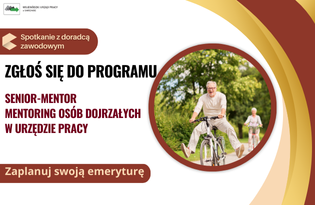 Zdjęcie artykułu Masz 50 lat lub więcej? Zaplanuj z nami swoją przyszłość! Zgłoś się do programu „Senior Mentor”