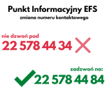 Obrazek dla: Zmiana numeru telefonu Punktu EFS