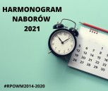 Obrazek dla: Harmonogram naborów w trybie konkursowym na 2021 rok