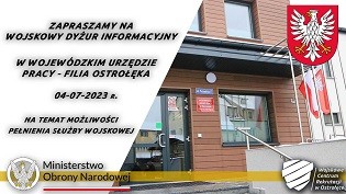 Zdjęcie artykułu Zapraszamy na Wojskowy Dyżur Informacyjny w WUP!