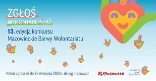 Zdjęcie artykułu Ruszyła XIII edycja konkursu Mazowieckie Barwy Wolontariatu