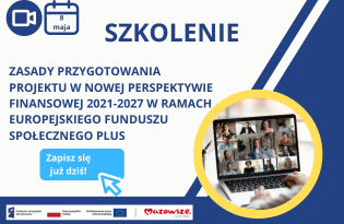 Zdjęcie artykułu Bezpłatne szkolenie z zasad przygotowania projektu EFS Plus