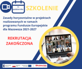 Zdjęcie artykułu Szkolenie z zasad horyzontalnych - rekrutacja zakończona